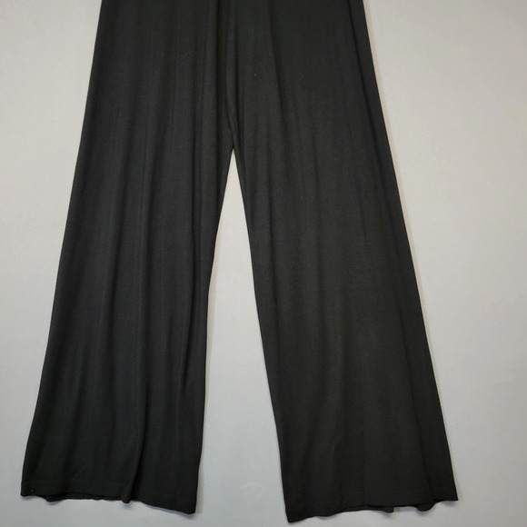Victoria's Secret Pants Womens Small Black Modal Soft Wide Leg Palazzo Lounge - Picture 6 of 14